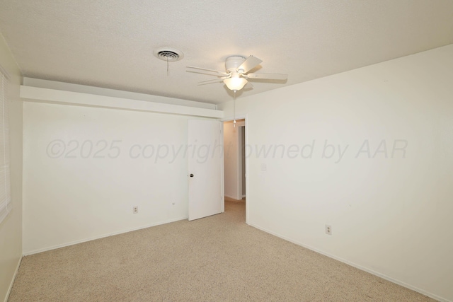 3519 Rutson Dr, Amarillo, TX 79109 - carpeted empty room with ceiling fan and baseboards
