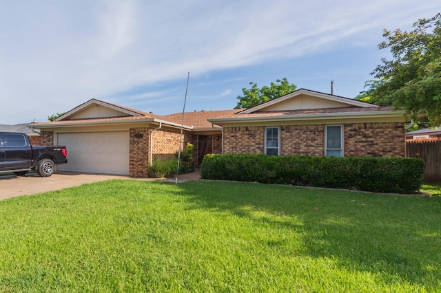 7912 Gerald Dr, Amarillo, TX 79121 - single story home with a garage, brick siding, and driveway