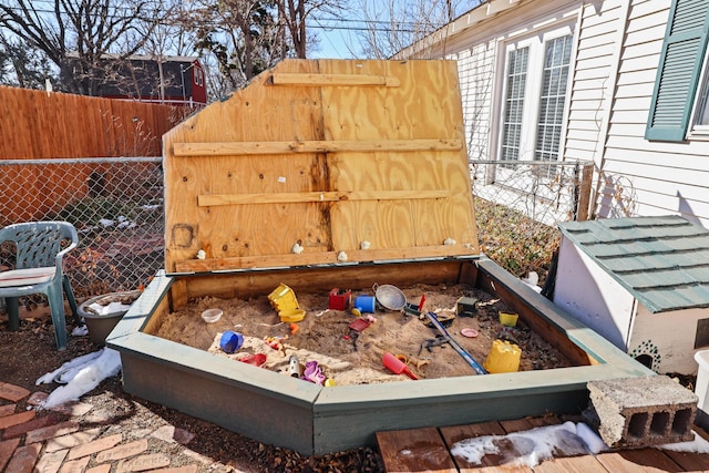 exterior view of fence