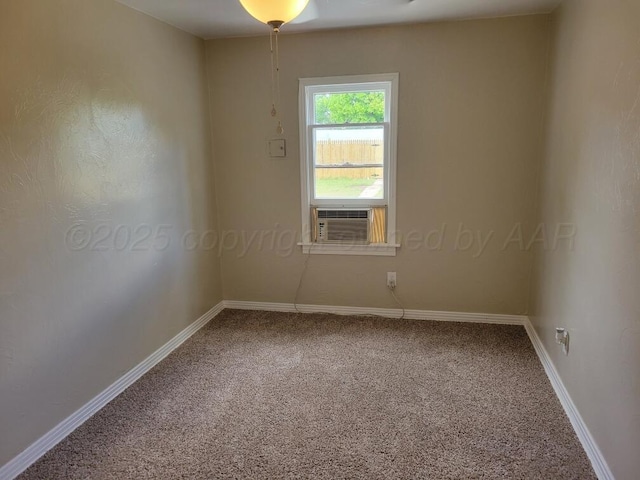 1020 N Nelson St, Amarillo, TX 79107 - unfurnished room featuring carpet floors, cooling unit, and baseboards