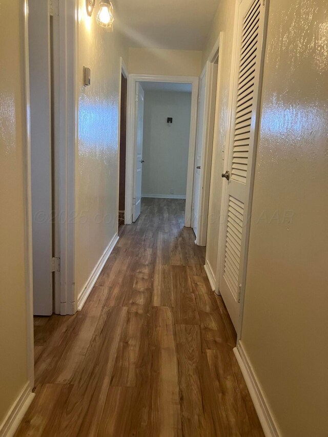 4004 Terrace, Amarillo, TX 79109 - corridor with wood finished floors and baseboards