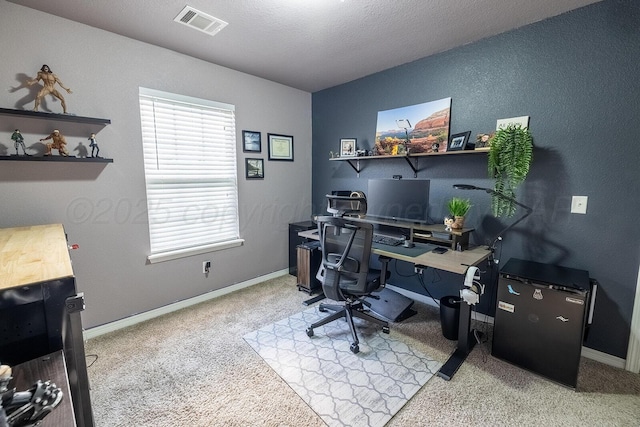 4908 Gloster St, Amarillo, TX 79118 - office area with carpet and baseboards