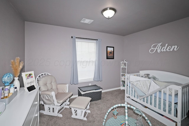 4908 Gloster St, Amarillo, TX 79118 - bedroom featuring carpet flooring, baseboards, and a nursery area