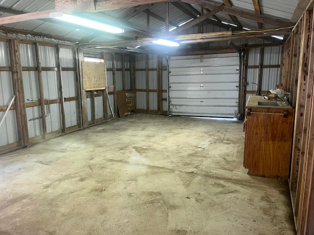 3601 NE 13th Ave, Amarillo, TX 79107 - garage featuring a sink