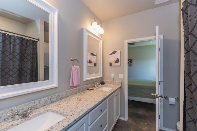 5007 Ratliff St, Amarillo, TX 79118 - full bathroom with double vanity and ensuite bathroom