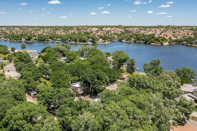 514 Melody Ln, Amarillo, TX 79118 - aerial view of a nearby body of water and a tree filled landscape