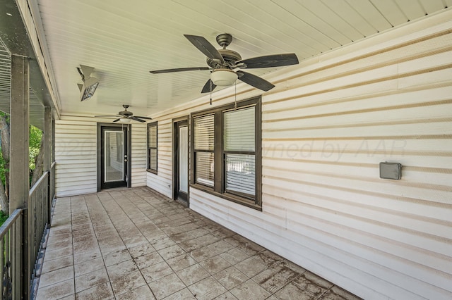 514 Melody Ln, Amarillo, TX 79118 - view of patio with ceiling fan
