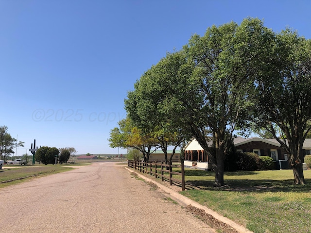 view of road