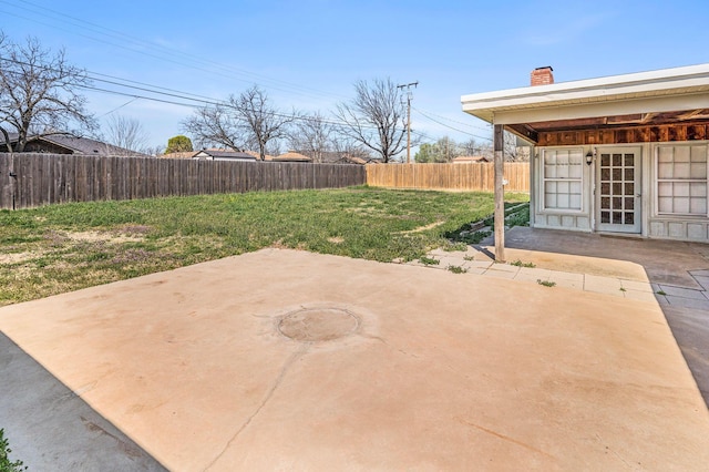 view of patio / terrace with fence