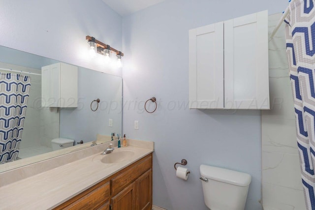 6205 S Bonham St, Amarillo, TX 79118 - full bathroom with vanity and a shower with shower curtain