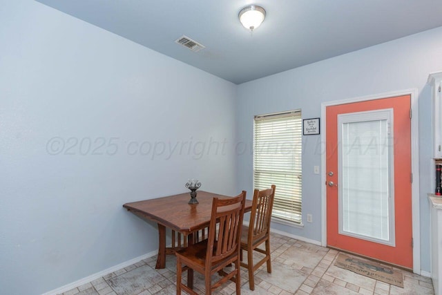 6205 S Bonham St, Amarillo, TX 79118 - dining area with baseboards
