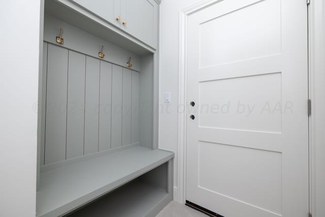 view of mudroom