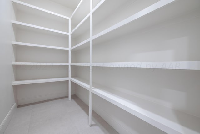 view of pantry