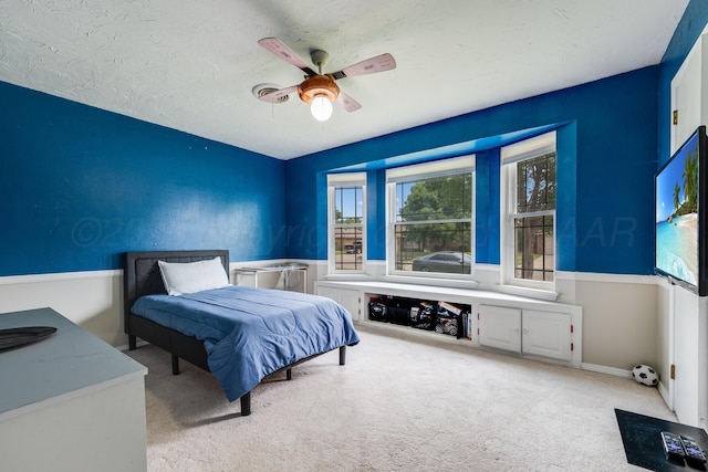 6308 Dartmouth St, Amarillo, TX 79109 - carpeted bedroom featuring ceiling fan