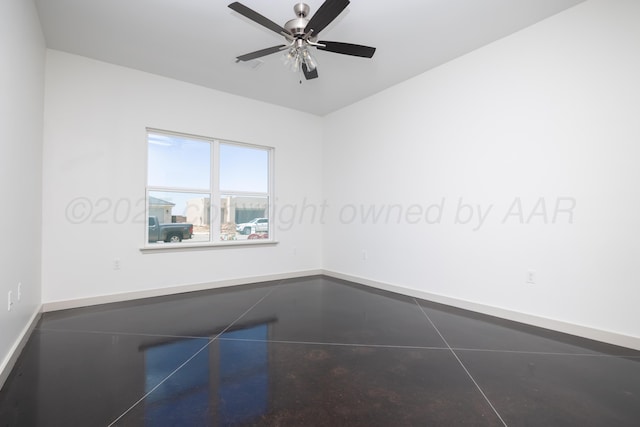 4108 Inez Way, Amarillo, TX 79124 - empty room featuring baseboards and a ceiling fan