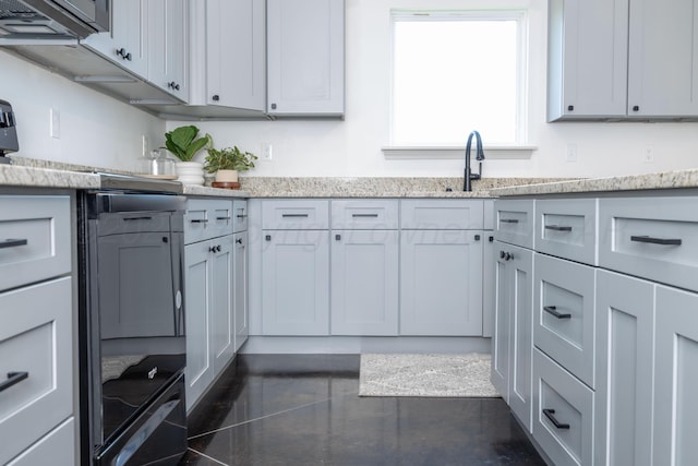 4108 Inez Way, Amarillo, TX 79124 - kitchen with a sink and light stone countertops