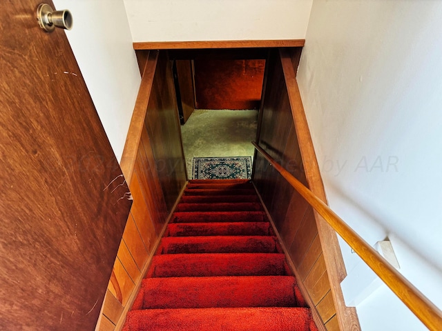 106 Middle St, Balko, OK 73931 - stairway with carpet