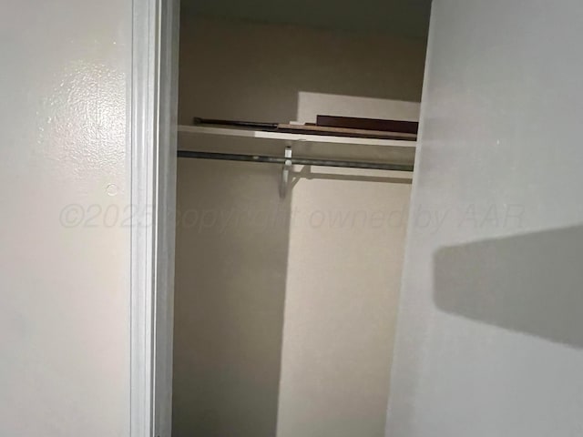 view of closet