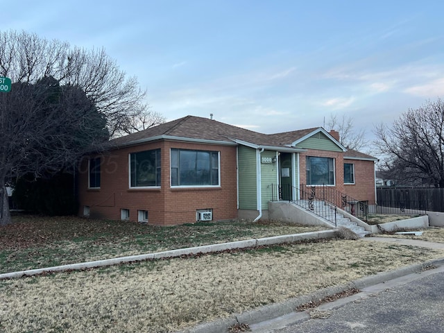 view of front of property