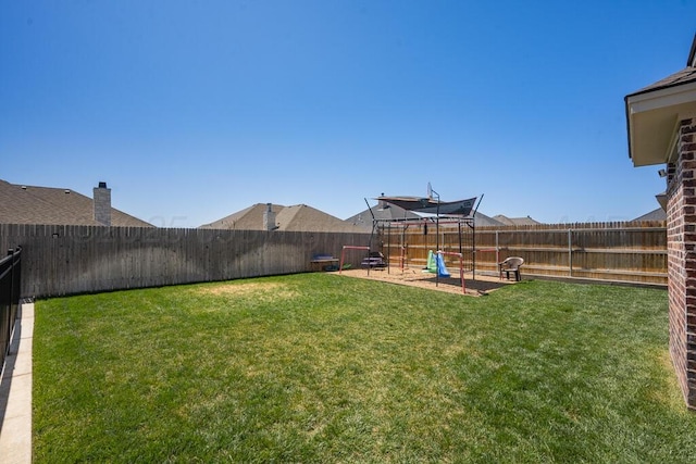32 Kenna Ln, Canyon, TX 79015 - view of yard featuring a fenced backyard