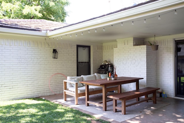 3509 Huntington Dr, Amarillo, TX 79109 - view of patio / terrace with outdoor dining area