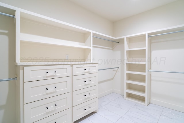 1207 Herring Ranch Rd, Amarillo, TX 79124 - walk in closet with light marble finish floors