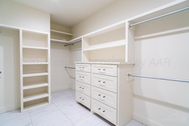 1207 Herring Ranch Rd, Amarillo, TX 79124 - walk in closet with light marble finish floors