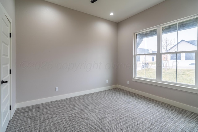 1207 Herring Ranch Rd, Amarillo, TX 79124 - unfurnished room featuring light carpet and recessed lighting