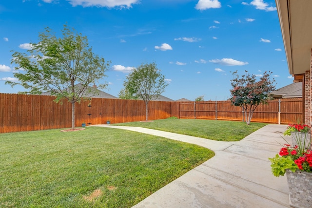12 William Ln, Canyon, TX 79015 - fenced backyard featuring a patio area