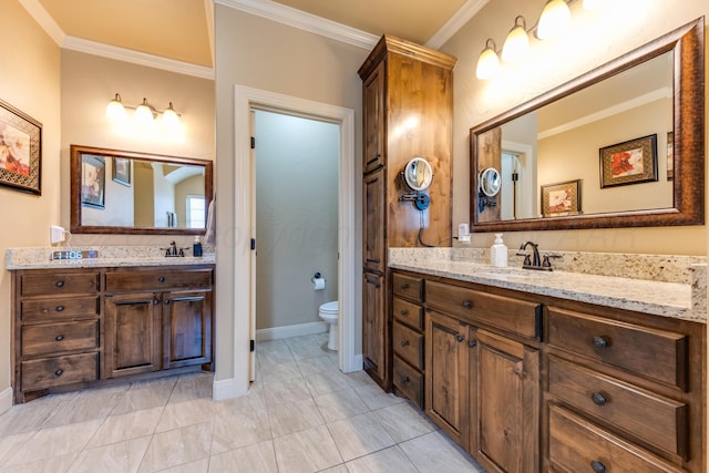 12 William Ln, Canyon, TX 79015 - full bath featuring crown molding and vanity