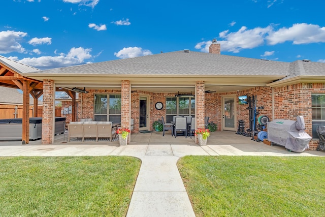 12 William Ln, Canyon, TX 79015 - view of patio with an outdoor living space