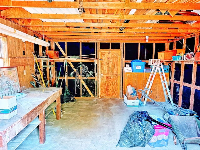 1301 S Fordham St, Perryton, TX 79070 - miscellaneous room with concrete floors