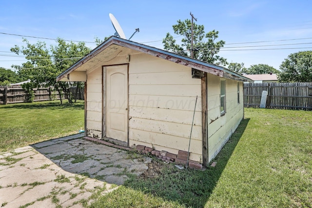 1736 Jennifer St, Amarillo, TX 79107 - view of outdoor structure with a fenced backyard