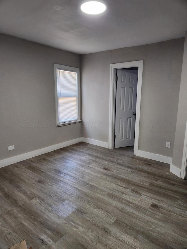 904 S Mississippi St, Amarillo, TX 79106 - spare room featuring wood finished floors and baseboards