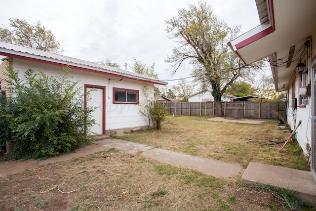 2501 S Bivins St, Amarillo, TX 79103 - view of yard