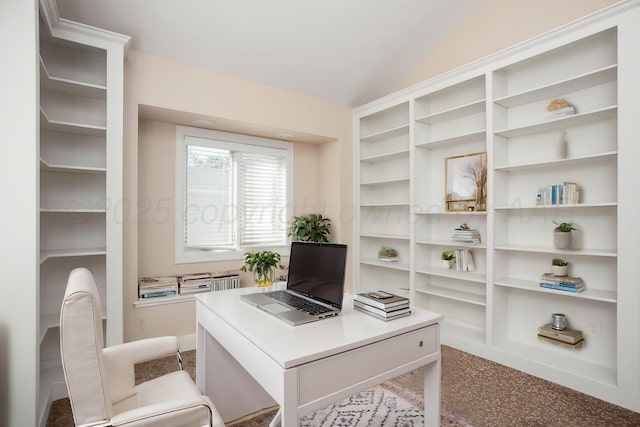 2615 S Hayden St, Amarillo, TX 79109 - home office featuring lofted ceiling