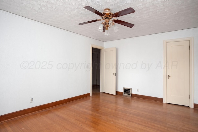 2615 S Hayden St, Amarillo, TX 79109 - empty room featuring wood finished floors and a ceiling fan