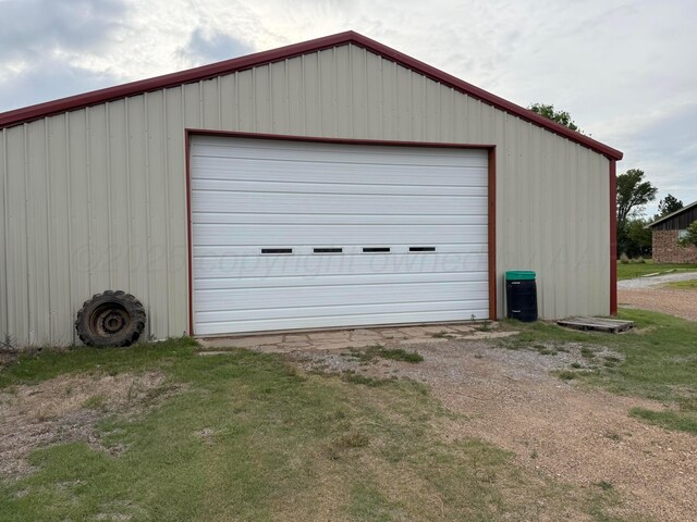 14680 County Road 6, Booker, TX 79005 - view of detached garage