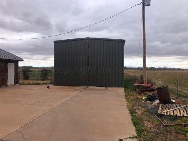 view of outbuilding