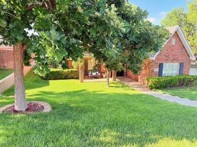 6508 Bayberry Ln, Amarillo, TX 79124 - view of yard