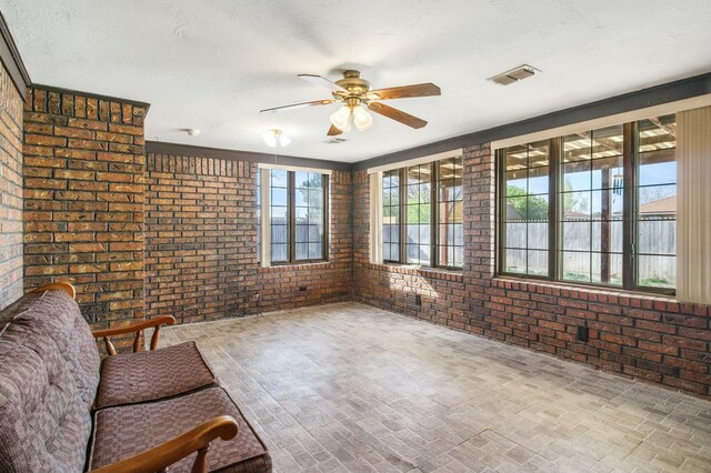 6206 Yale St, Amarillo, TX 79109 - view of unfurnished sunroom