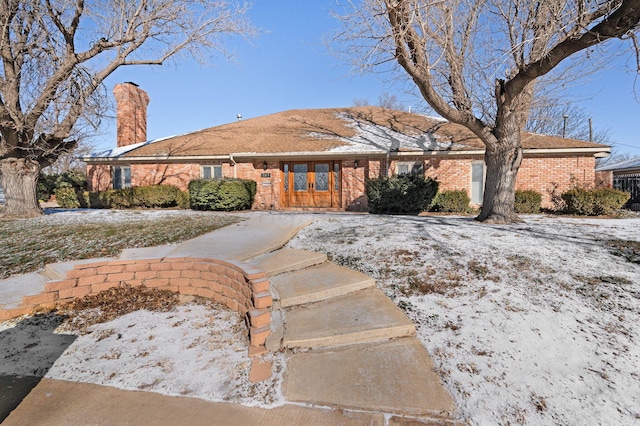 view of ranch-style home