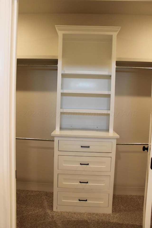 8104 Miami Ave, Amarillo, TX 79118 - spacious closet featuring dark colored carpet