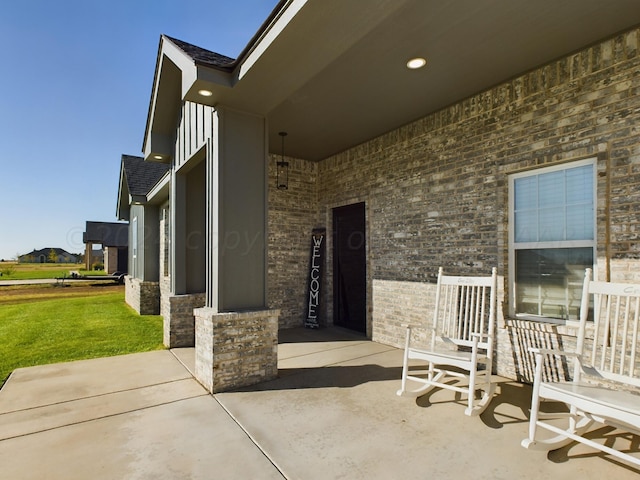 view of patio