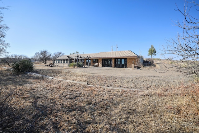 view of back of property