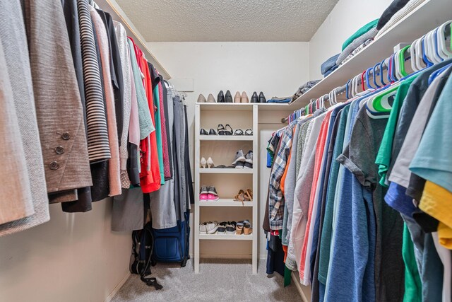 3523 Rutson Dr, Amarillo, TX 79109 - walk in closet with carpet floors