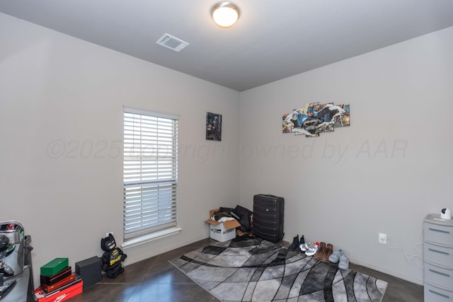 bedroom with baseboards