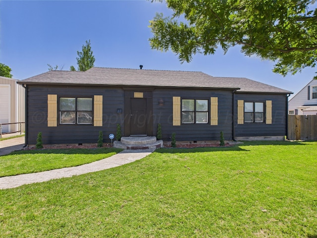 1206 N Russell St, Pampa, TX 79065 - ranch-style house with crawl space