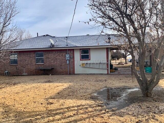 view of back of property