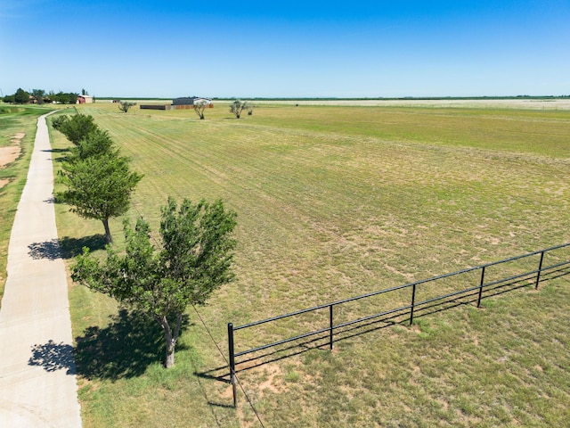 drone / aerial view featuring a rural view